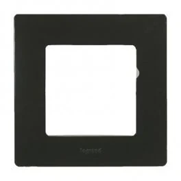 Рамка 1-пост LEGRAND NILOE 397051, 86х86мм, антрацит
