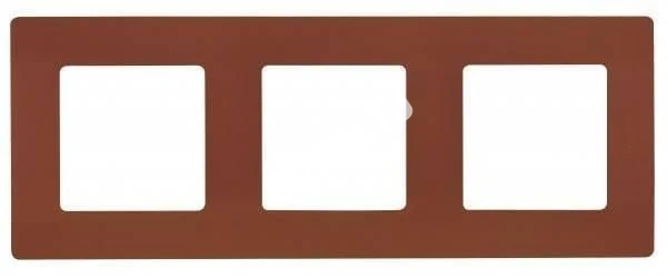 Рамка 3-пост LEGRAND NILOE 397073, 228x86мм, какао