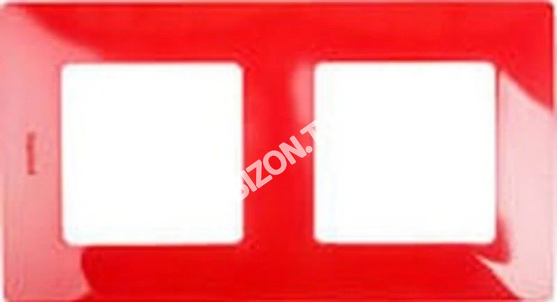 Рамка 2-пост LEGRAND NILOE 665022, 86х156мм, красная