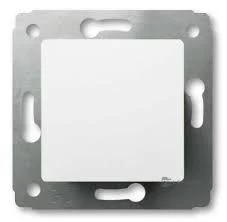 Кнопка без фиксации 10А, LEGRAND CARVIA 773611, белый