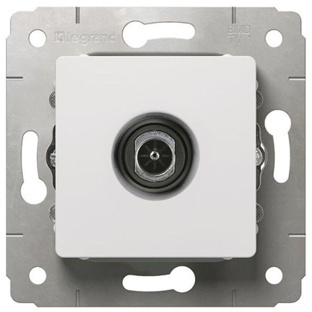 Розетка TV звезда, 1.5Дб, LEGRAND CARIVA 773678, белый