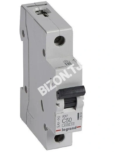 Автоматический выключатель RX3 1-полюс 50А, LEGRAND 419669, 4,5кA