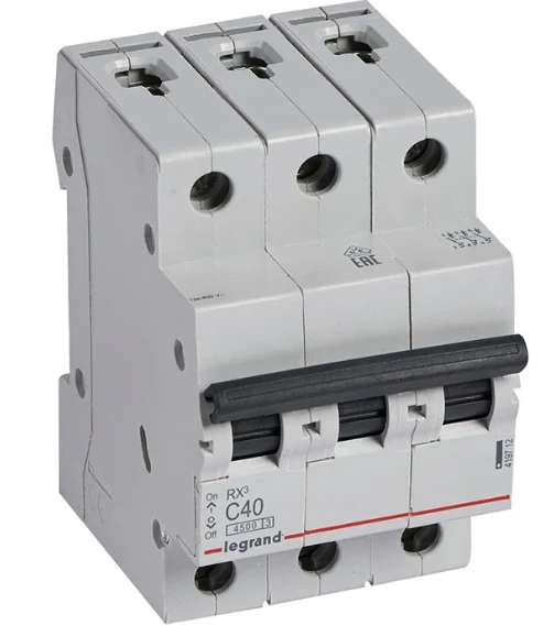 Автоматический выключатель RX3 3-полюс 40А, LEGRAND 419712, 4,5кА