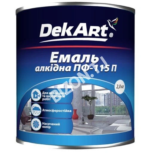 Краска эмаль алкидная ПФ-115П, 2,7кг