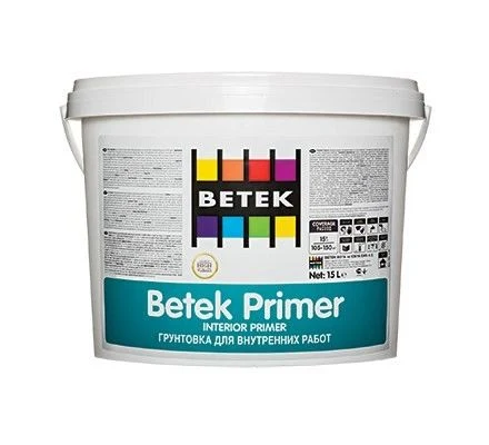 Грунтовка для внутренних поверхностей BETEK PRIMER, 2,5кг