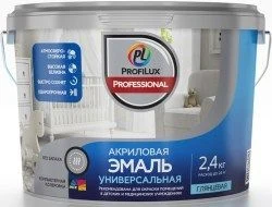 Акриловая эмаль универсальная PROFILUX PROFESSIONAL, 2,4кг