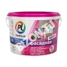 Прочная фасадная акриловая краска PROFILUX PL-112A, 3кг