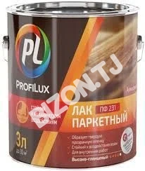 Лак паркетный ПФ-231 PROFILUX, 3л