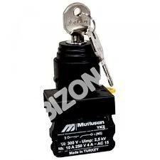 Переключатель управления с ключём 1-0-1 TEKSAN 718-42402