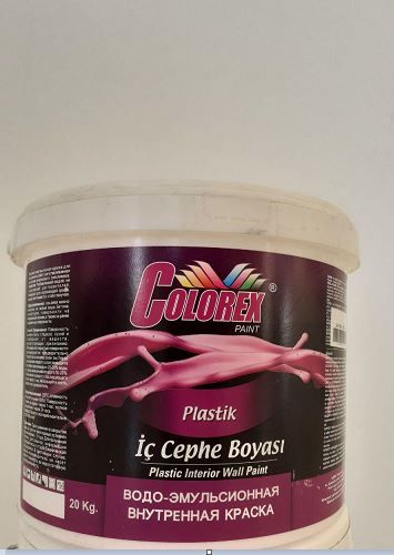 Краска водоэмульсионная для наружных работ Colorex, 20кг