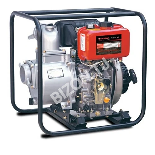 Дизельный мотопомпа KAMA KDP40E, d100мм