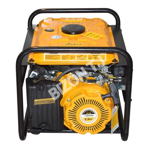 Генератор бензиновый VACKSON VK2800R, 2.1кВт однофазный 2