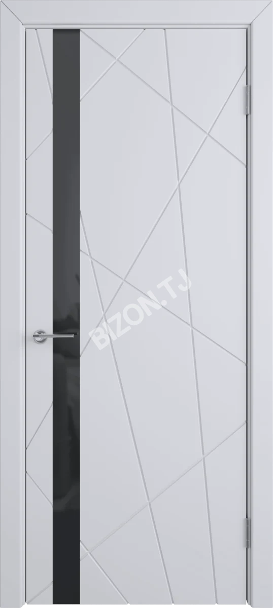 Межкомнатная дверь FLITTA POLAR BLACK GLOSS