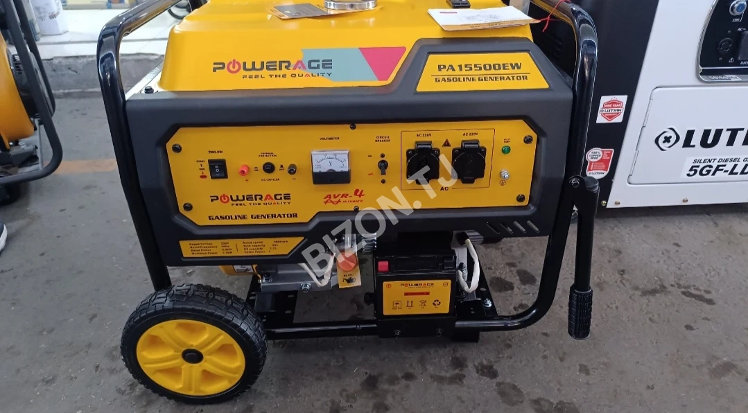 Бензиноввй генератор Powerage, 8500квт