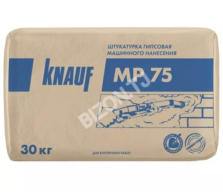 Штукатурка гипсовая KNAUF МП-75 Штукатурка гипсовая 30 кг