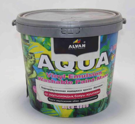 Водоэмульсионная моющаяся краска Alvan Aqua, 11.25кг