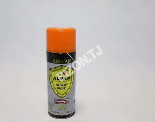Аэрозольная краска ALVAN оранжевый, (code 341) 400ml