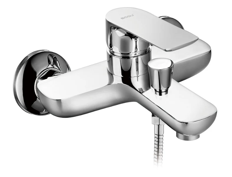 Смеситель для ванны BOOU B8251-3F с коротким гусаком