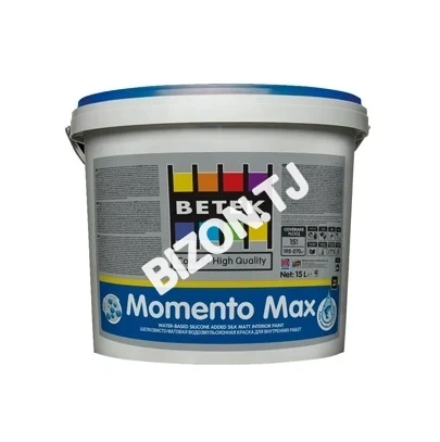 Матовая водоэмульсионная краска для внутренних работ Betek Momento Max, 2,5кг