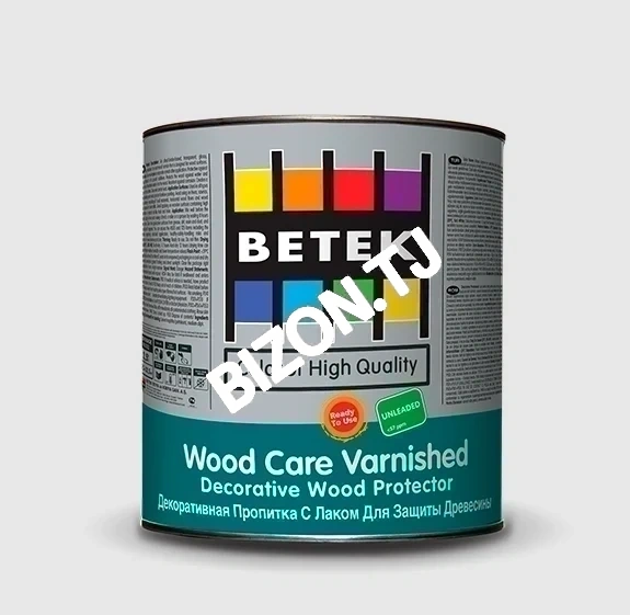 Лакированное средство для ухода за деревом Betek Wood Care Varnished, 0,75кг