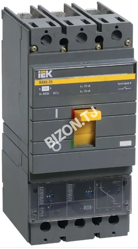 Автомат выключатель ВА88-35 3Р 80A 35кА IEK