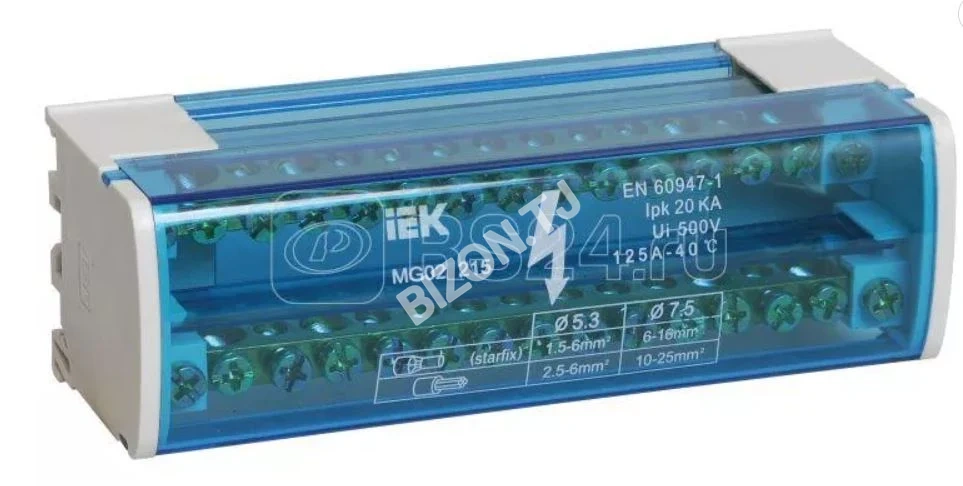 Шина соединительная типа PIN (штырь) 3Р 63А (дл.1м) IEK