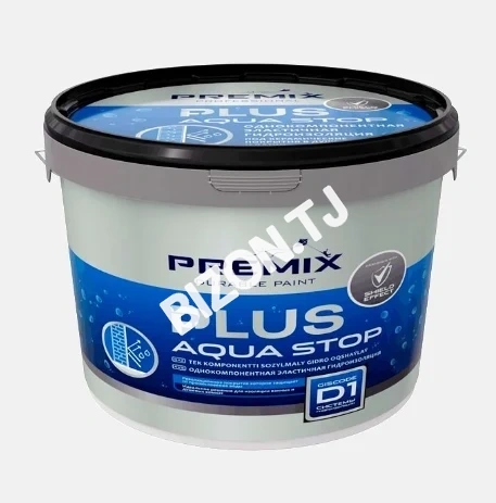 Premix Aqua Stop Акриловая гидроизоляция готовая к использованию, 15кг