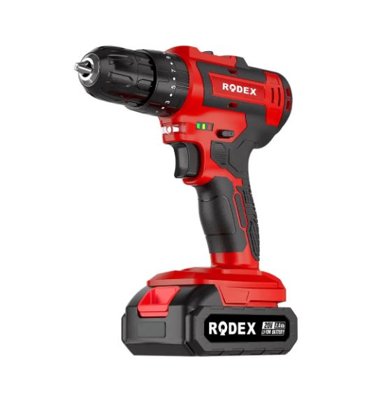 Аккумуляторная дрель RODEX RDX3377A, 20Вт