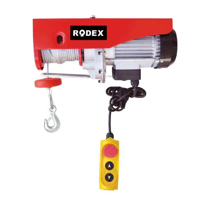 Электрический подъемный кран (тельфер) RDX450А, 1000Вт