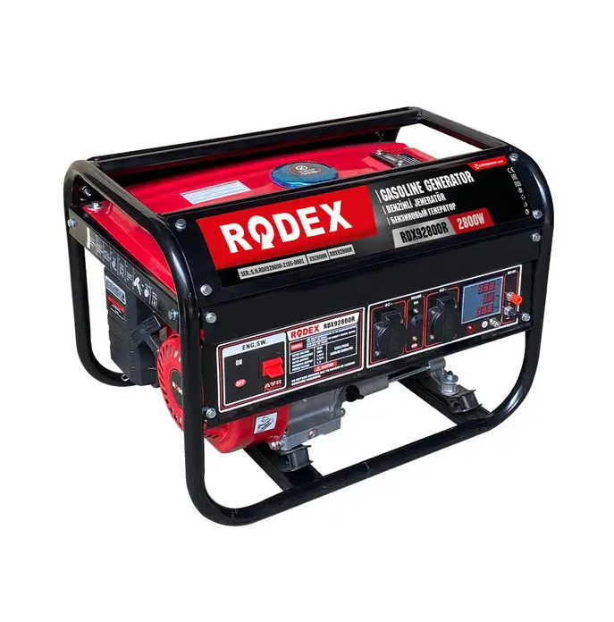 Генератор бензиновый RODEX RDX92800R, 2.8кВт, однофазный