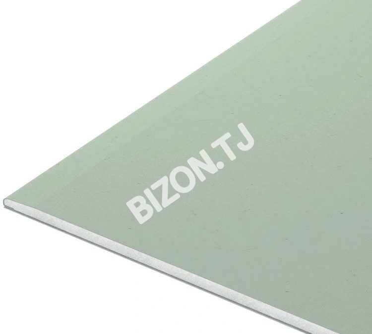 Гипсокартонный (потолочный) лист Knauf влагостойкий 2500х1200х9,5мм (Казахстан)