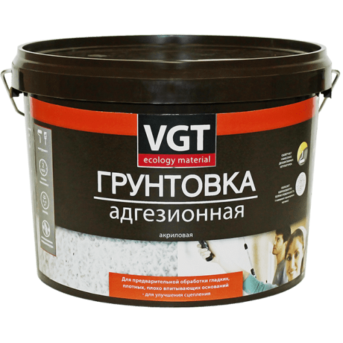 Грунтовка VGT адгезионная ВД-АК-0301, 16кг.