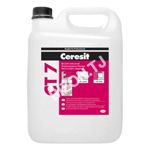 Универсальная грунтовка CERESIT CT 7, 5л