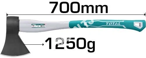 Топор TOTAL THT7812506 700мм, 1250г
