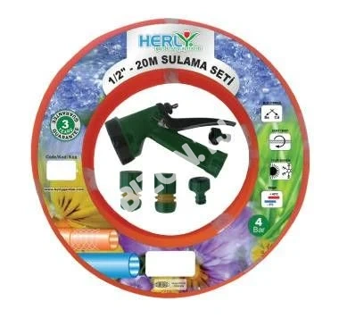 Шланг с набором адаптер и пульверизатор  HERLY HKEF01 , 20м