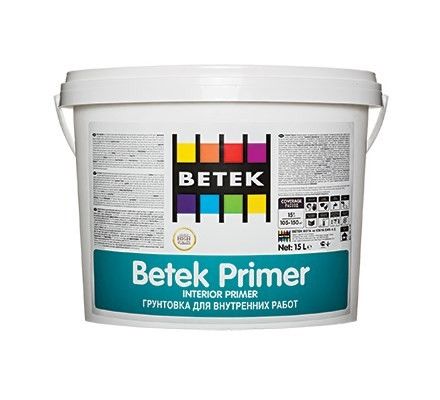 Грунтовка для внутренних поверхностей BETEK PRIMER, 2,5кг