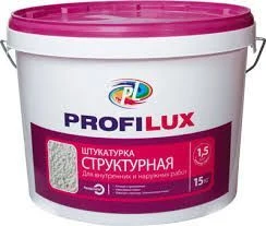 Штукатурка структурная для внутренних и наружных работ PROFILUX, 15кгШ
