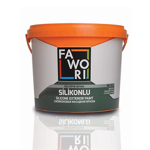 Фасадная краска FAWORI SILICONED EXTERIOR PAINT WHITE 15л, (23.55кг