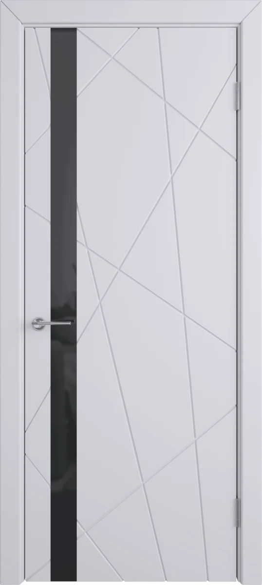 Межкомнатная дверь FLITTA POLAR BLACK GLOSS