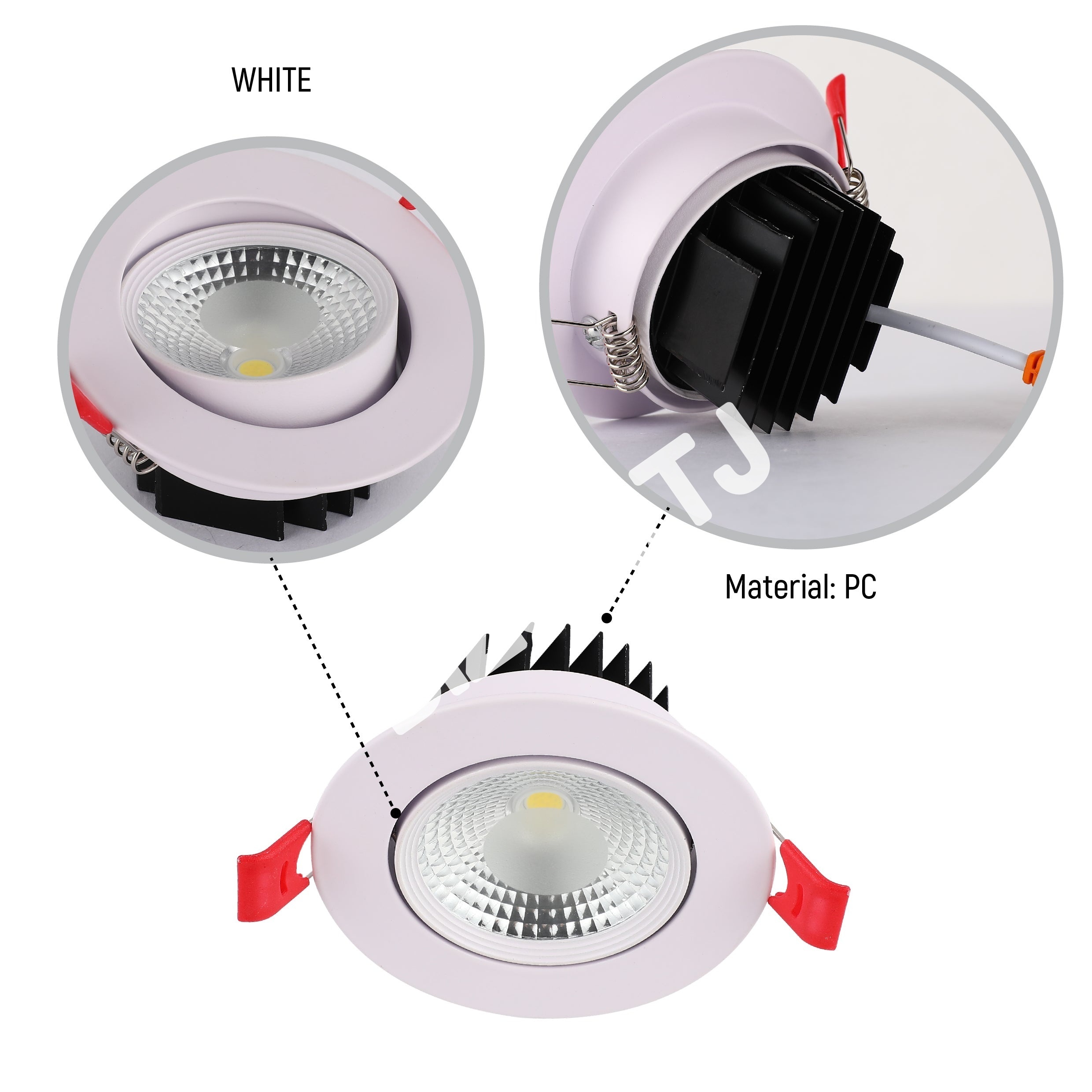 Светильник точечный LED COB 5 Вт сатиновый 6000 К, 145-15106 17
