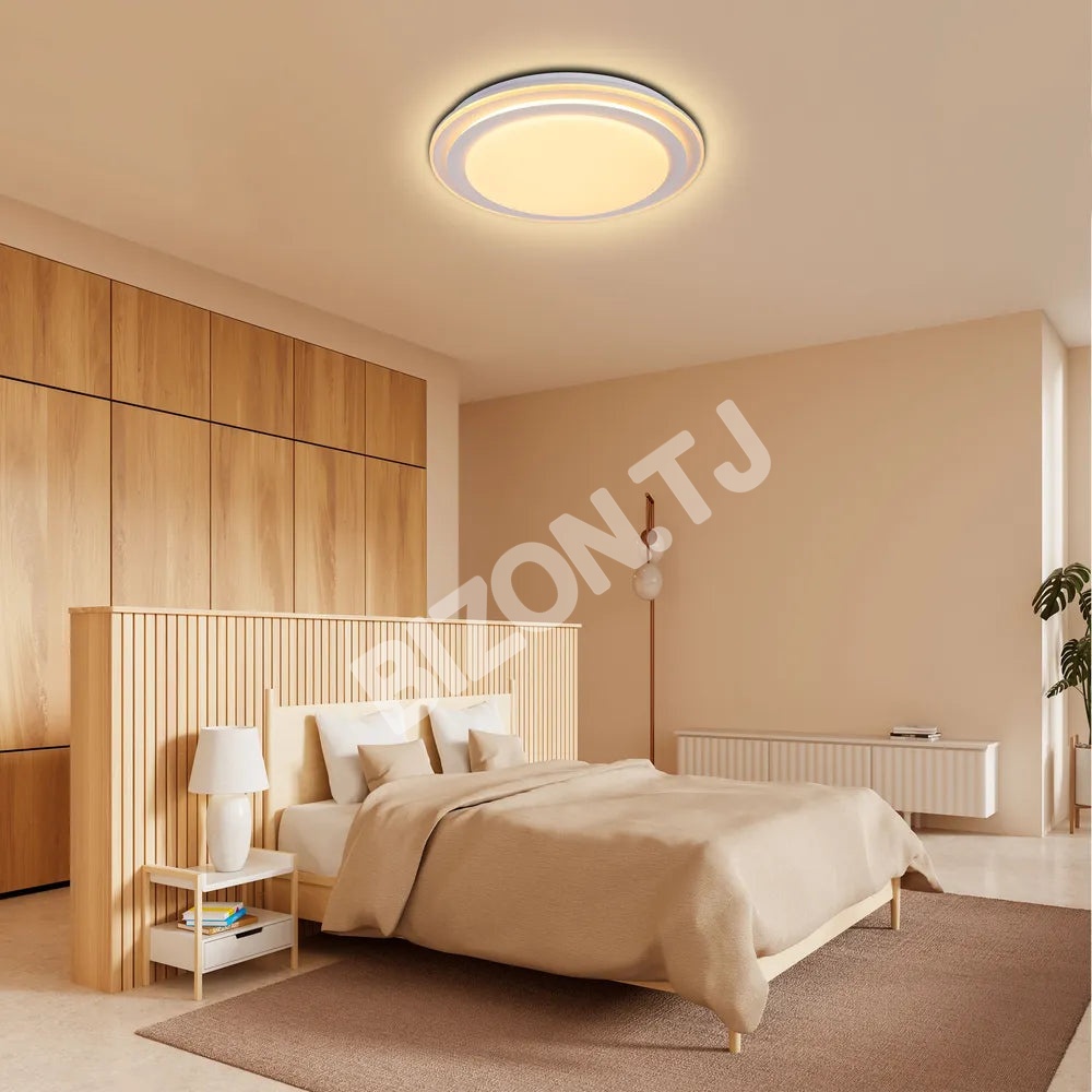Светильник LED потолочный Светильник STL500 40Wx2 белый D500 6000 К, 165-16004 4