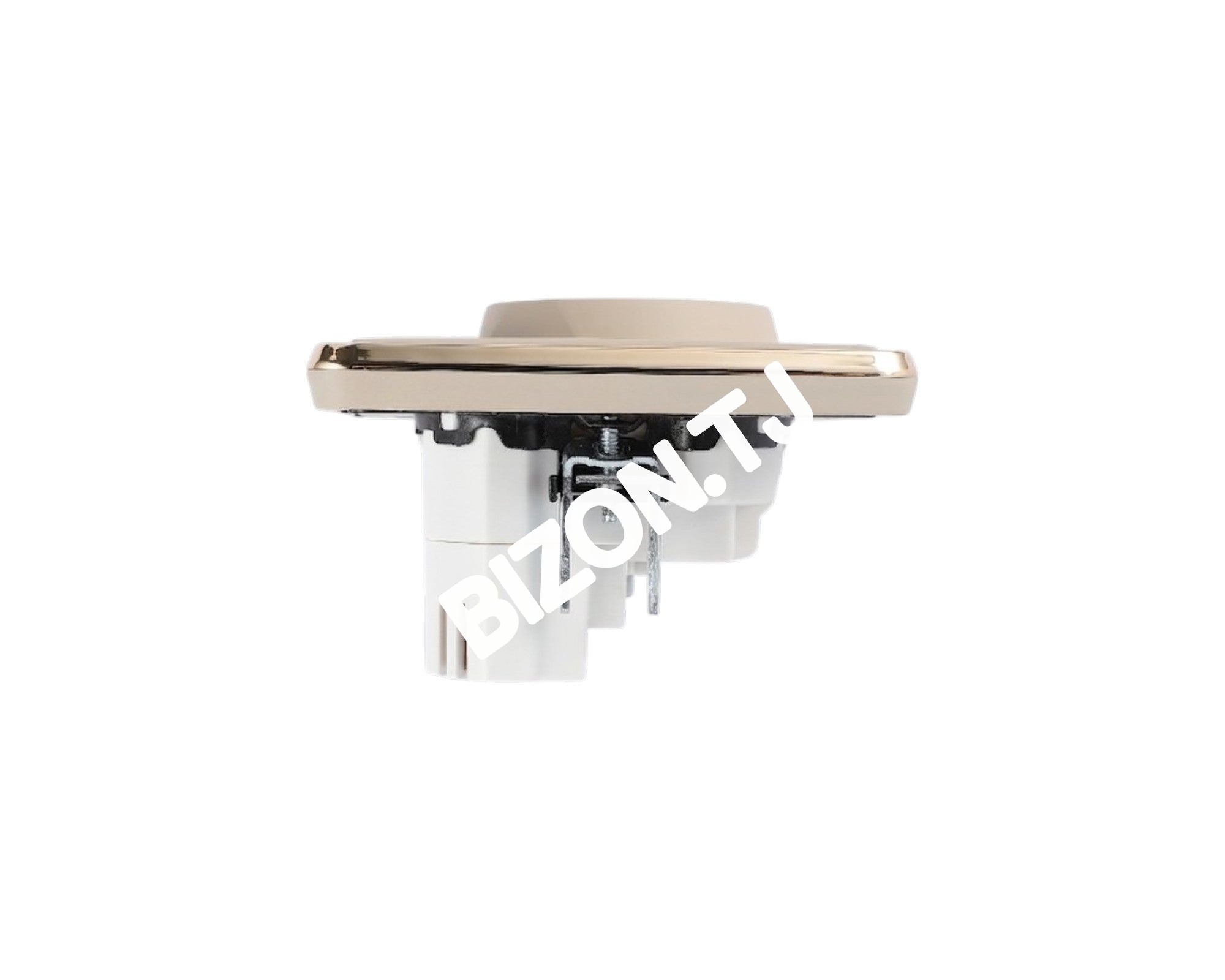 Розетка 1-я с / з+USB (Тип A+C), с / у, Золото, серия SAKURA, 100 / 10, 282-03406 29