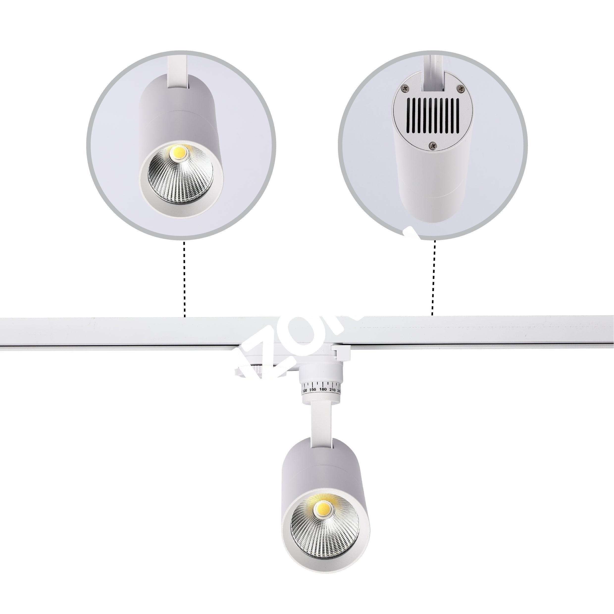 Светильник LED LS-012-75 20 Вт 4000 К белый трековый 20, 174-03860 24