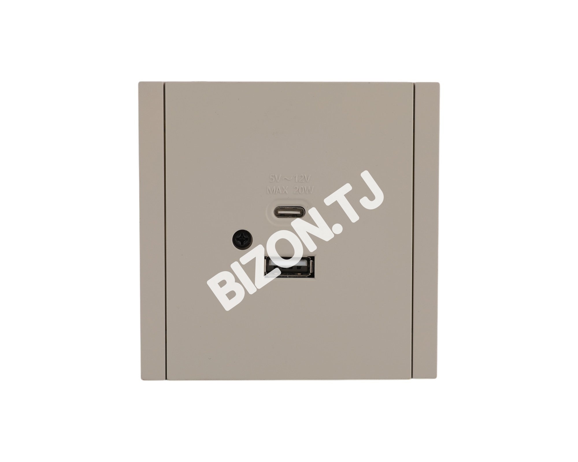 Розетка USB+TYPE C 20Вт, с / у, Черная, серия NIZMO, ELECTRIC 96 / 8, 283-03530 15
