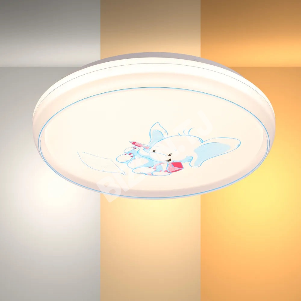 Светильник LED потолочный Светильник ELEPHANT 30Wx2 синий D400 6000 К, 165-16031