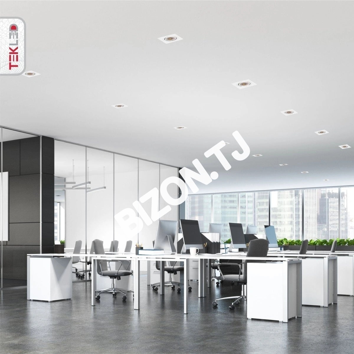 Светильник LED OC003A 1×10 Вт 3000 К белый 100-265V50, 165-033272 21