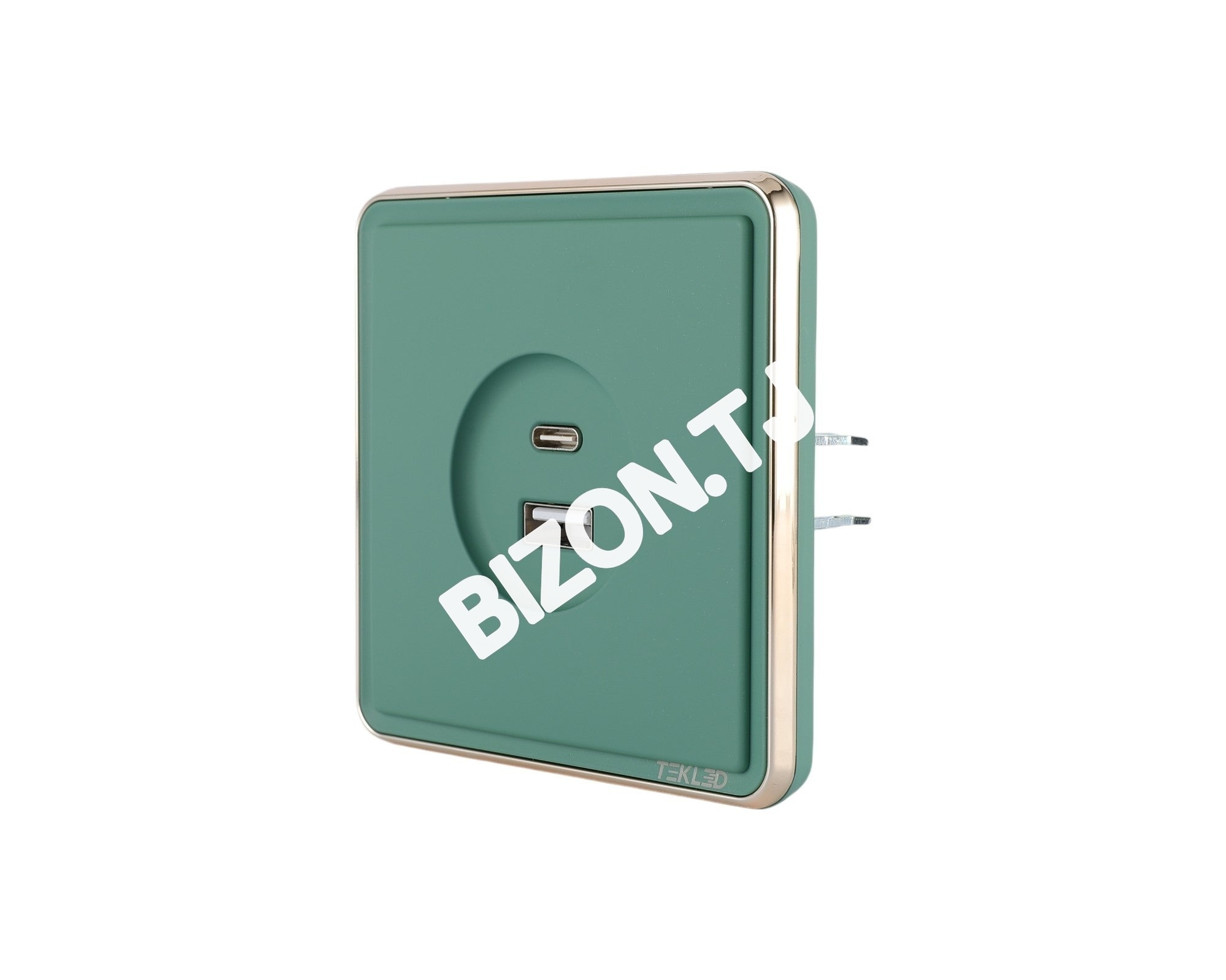 Розетка USB (Тип A+C), с / у, Золото, серия SAKURA, 100 / 10, 282-03388 32