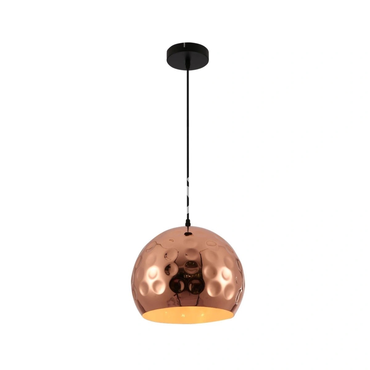 Светильник медь металл золотой Hammered Large Dome подвесной потолочный светильник с E27, 150-17812 2