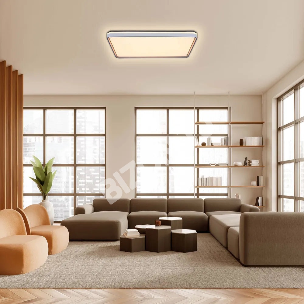 Светильник LED квадрат потолочн Светильник SANKIA 80Wx2 синий 950×65, 165-16037 4