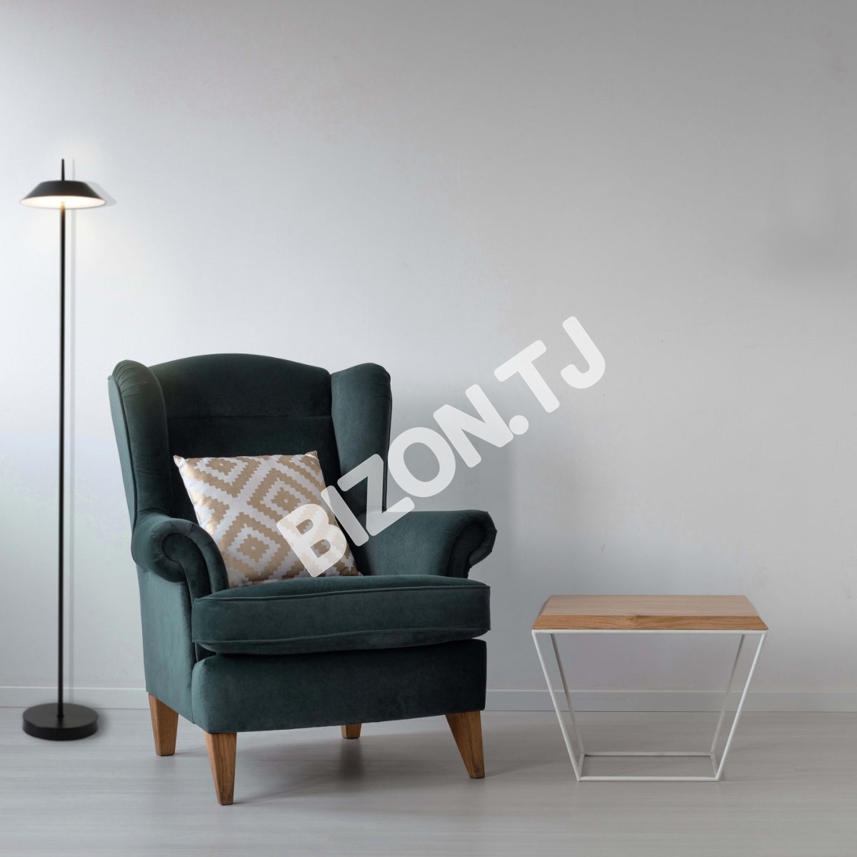 Светильник напольный. Светильник SCANDINAVIAN 08 LED металл D200H1310 BL, 130-03538